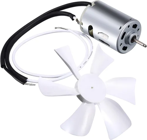 Vista 8 de Paquete de 2 aspas blancas de repuesto de 6 pulgadas para ventilador de ventilación de baño de RV, se adapta a rejillas de ventilación de techo