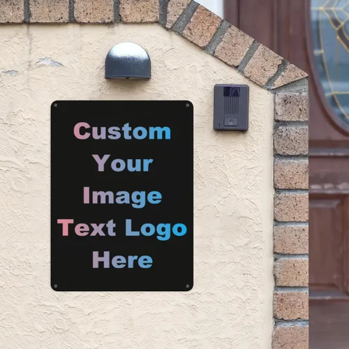 Vista 2 de Letreros de metal personalizados: letreros de estaño personalizados para exteriores, interiores, oficina, negocios, baño, bar, decoración de cueva