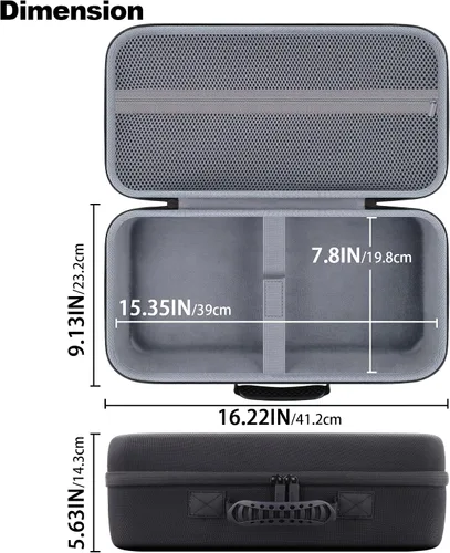 Vista 6 de co2CREA Estuche rígido de viaje para impresora portátil HP OfficeJet 250