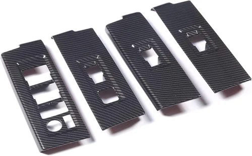 Vista 6 de Cubierta protectora para panel de botón de elevación de ventana de puerta de automóvil compatible con Toyot@Tundra/Sequoia 2022-2024, cubierta