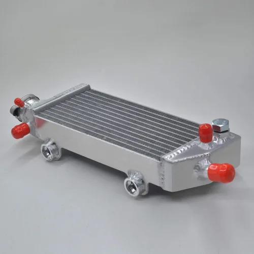 Vista 3 de radiador de aluminio compatible con KTM 250/350/450/500/530 EXC-F/EXC-R/XC-W/XCF-W 2008-2015 L+R (con lado tapón+lado sin tapa)