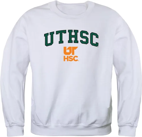 Vista 3 de W Republic Tenn Health SC UTHSC Campus Fleece Crewneck Pullover Sweatshirt - NCAA Officially Licensed Apparel Black