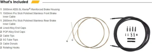 Vista 3 de Jagwire PCK401 Kit de cables y vainas, gris hielo