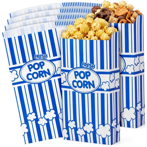 Vista 10 de Potchen 300 bolsas de palomitas de maíz desechables a granel, color negro