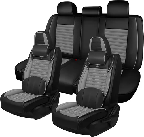 Vista 28 de Fundas de asiento para mini convertible 2009-2025, fundas de asiento de automóvil de cuero de alta calidad, impermeables, antideslizantes