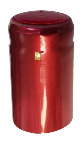 Vista 6 de Cápsulas retráctiles de PVC rojo rubí metálico, 500