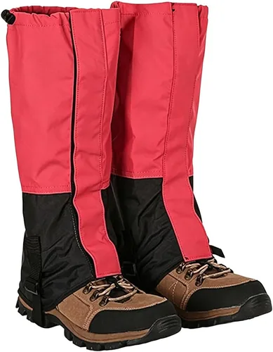 Vista 7 de Polainas impermeables para las piernas, polainas para botas de nieve, leggings de seguridad de protección de serpientes para senderismo, campamento