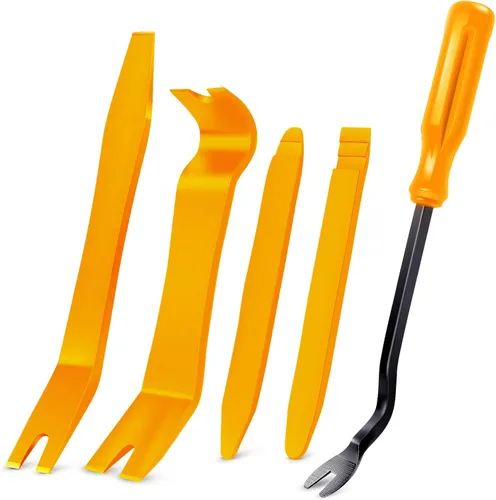 Vista 12 de GOOACC Kit de 5 piezas de herramientas de extracción de molduras de nylon para automóviles, kit de herramientas de extracción sin rayar para panel