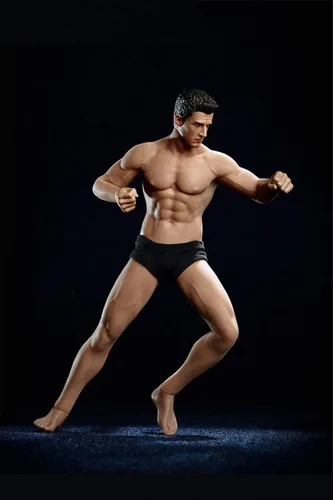 Vista 5 de Fremego Figura de Acción Masculina a Escala 1/12, Cuerpo de Muñeca de Figura de Acción Masculina Súper Flexible sin Costuras de 6 Pulgadas Colección