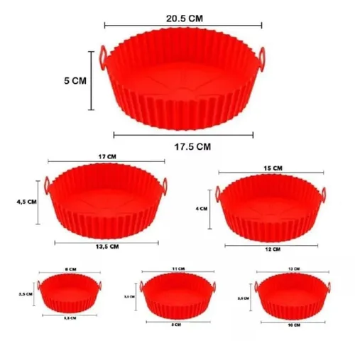 Molde de Silicona x6- Freidora de aire de Maxialo Group