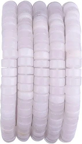 Vista 33 de BEADIA Cuentas Espaciadoras de Jade Natural Africano Planas Redondas Sueltas para Hacer Joyas con Abalorios 3mmx2mm 38cm