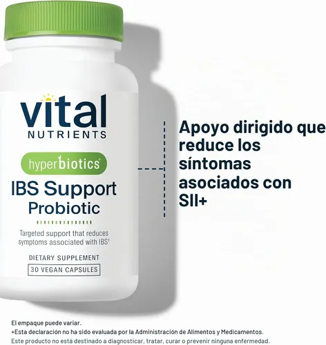 Vista 4 de Vital Nutrients IBS Probiótico, 30 Cápsulas