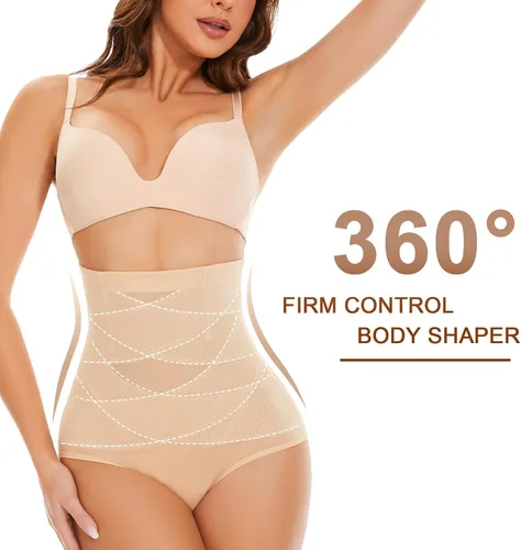 Vista 2 de SIMIYA Faja moldeadora de abdomen para mujer, cintura alta, extra firme, moldeador de cintura, faja moldeadora de estómago