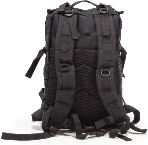 Vista 2 de Mochila táctica expedicionaria 50L - Bolsa Molle grande Negro