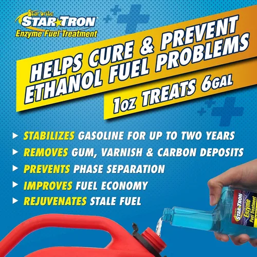 Vista 6 de Star TRON Tratamiento de combustible enzimático - Gas, estabiliza la gasolina vieja