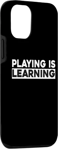 Vista 3 de iPhone 15 Playing Is Learning Groovy Funny Early Childhood Education Case