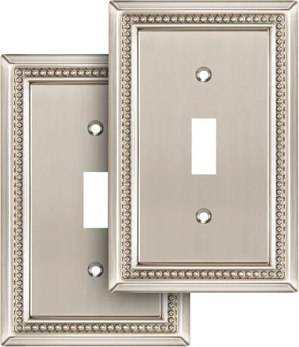 Vista 88 de Henne Bery Sunken Pearls Placa de Pared Decorativa de Servicio Pesado Placa de Interruptor Cubierta de Tomacorriente