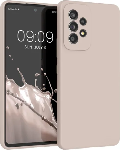 Vista 106 de kwmobile Funda Compatible con Samsung Galaxy A14 5G - Funda de teléfono de TPU y silicona con acabado suave - Verde Lima
