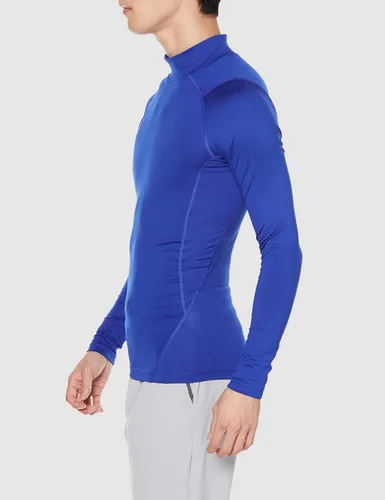 Vista 3 de Under Armour ColdGear Camiseta de compresión para hombre, con cuello alto falso
