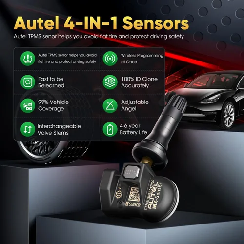 Vista 2 de Autel 1-Sensor - Bulk of (20), Sensor TPMS 2 en 1 MX-Sensor 315Mhz/433Mhz