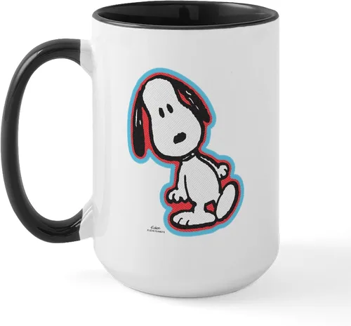 Vista 116 de CafePress SNOOPY Joe Cool - Taza de café de cerámica (15.0 fl oz)