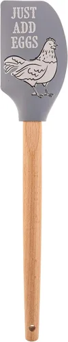Vista 10 de Karma, espátula de silicona con mango de madera resistente al calor, espátulas para hornear, cocinar y mezclar, decoración moderna de cocina