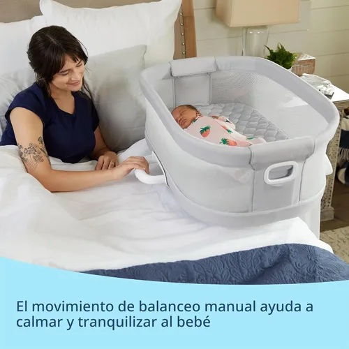 Vista 3 de Graco® Moisés DreamMore™ de cabecera Deluxe con movimiento relajante