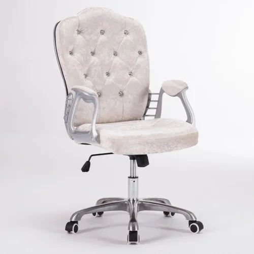 Vista 15 de QQXX Silla de oficina en casa, silla ergonómica de escritorio, silla de computadora con soporte lumbar, reposabrazos, silla ejecutiva giratoria