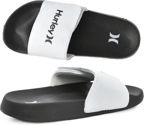 Vista 7 de Hurley Naia - Sandalias de deslizar para niñas y niños, pantuflas de puesta fácil con correa ajustable, sandalias para niños