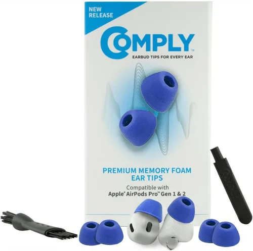 Vista 32 de Almohadillas de espuma viscoelástica Comply de repuesto para auriculares Apple AirPods Pro 1 y 2 Comodidad máxima, ajuste seguro, aislamiento