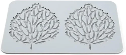 Vista 9 de TUKE Moldes de encaje para decoración de pasteles, moldes de silicona de hojas 3D para hornear moldes de gomitas, moldes de fondant de arcilla