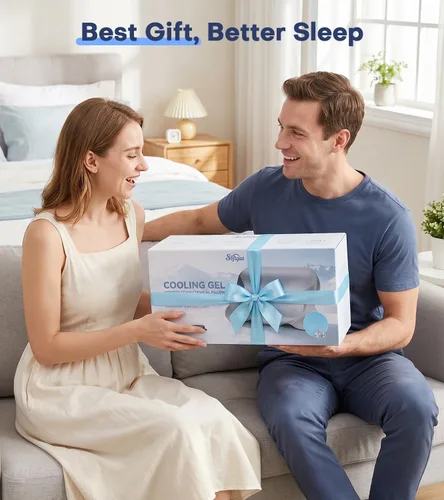 Vista 17 de Almohada de espuma viscoelástica de gel de enfriamiento 2026, almohada