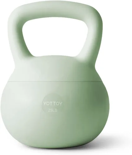 Vista 21 de YOTTOY Pesa rusa suave, pesas rusas con agarre antideslizante para entrenamientos en casa, juego de pesas rusas fuerza y seguridad garantizadas