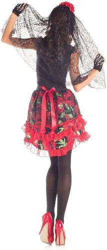 Vista 2 de señorita del día de los muertos