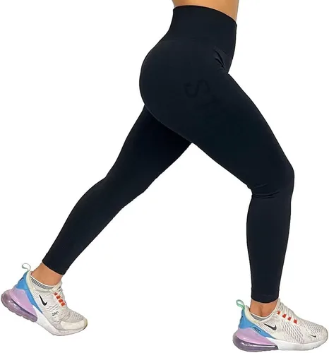 Vista 5 de Leggings sin costuras - Leggings de fitness suaves como la mantequilla, pantalones de yoga, cintura alta, leggings de longitud completa