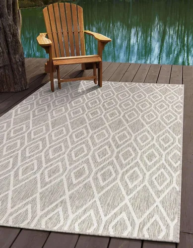 Vista 11 de Jill Zarin Outdoor Collection - Alfombra de área - Turcas y Caicos (2' 2" x 3' 1" Rectángulo Beige/Marrón)