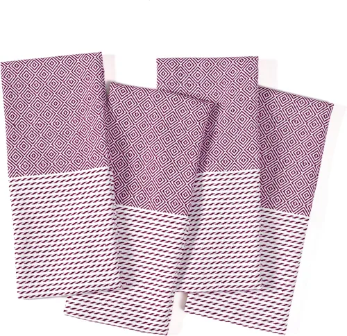 Vista 63 de TWINY threads Juego de toallas de cocina con diseño de diamante, 100% algodón, trapos grandes y trapos de lavado, absorbentes de secado rápido