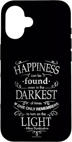 Vista 32 de Harry Potter Funda con cita de felicidad para iPhone 17