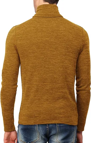 Vista 4 de H2H Mens Lightweight Slim Fit Turtleneck Pullover Casual Long Sleeve