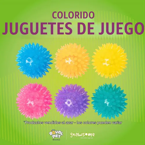 Vista 7 de Gnawsome Squeak and Light Fútbol, multicolor, 2.5 pulgadas, 10010, 1 unidad
