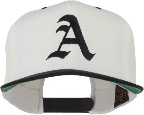 Vista 10 de e4Hats Gran Inglés Antiguo Un Gorra Plana Bordada Negro