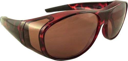 Vista 2 de Sun Shield - Lentes de sol de cobre HD, con bloqueo azul, para usar sobre las gafas