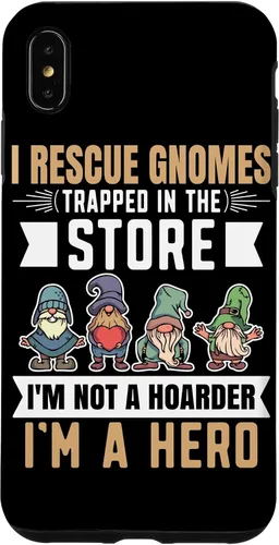 Vista 11 de Garden Lover I Rescue Gnomes Not A Hoarder A Hero Gardener Case for iPhone 17