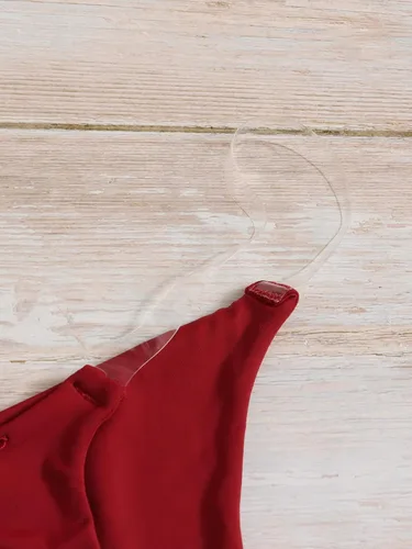 Vista 3 de GORGLITTER Tangas de cuerda transparentes para mujer, espalda en T, tiro bajo, paquete múltiple de bragas