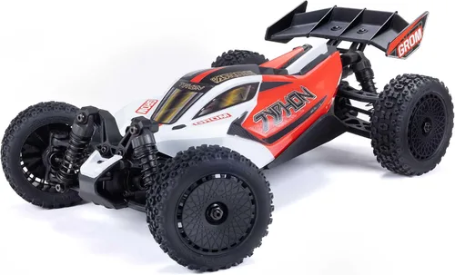 Vista 9 de ARRMA Typhon GROM 4x4 RC Buggy, RTR, Blue/Silver Azul/Plateado