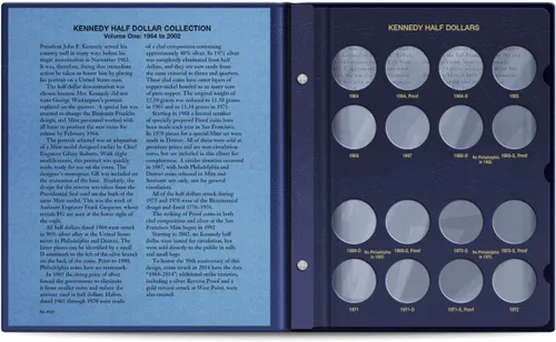Vista 9 de Whitman US Kennedy Álbum de monedas de medio dólar 1964 - 2002 #9127