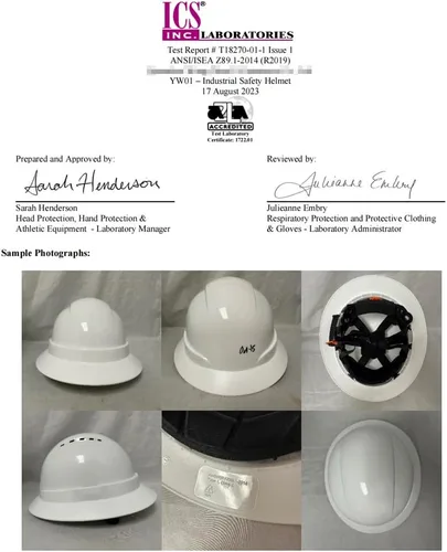 Vista 6 de Casco de ala completa Nsteky con franja reflectante, Casco de trabajo de construcción de seguridad con franja reflectante B NegroA