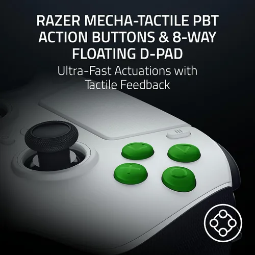 Vista 7 de Razer Raiju V3 Pro Wireless Controller: Officially licensed for PlayStation, PS5, PC - Lag-free Esports Grade Performance - 6 Remappable Buttons