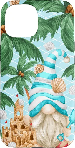 Vista 6 de Life is Better At The Beach for Summer Lover Funny Gnome Case for iPhone 17
