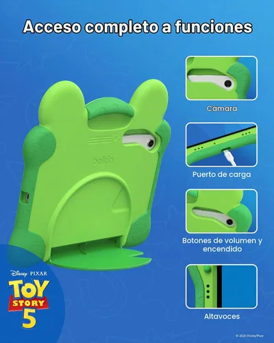 Vista 10 de Belkin Disney Pixar Toy Story 5 Lilypad - Funda para Samsung Galaxy Tab A11